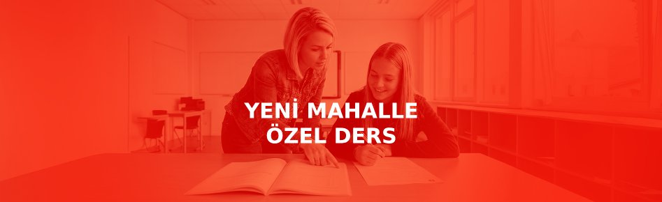 Yenimahalle özel ders