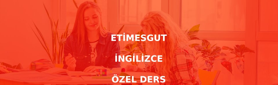 Etimesgut İngilizce Özel Ders
